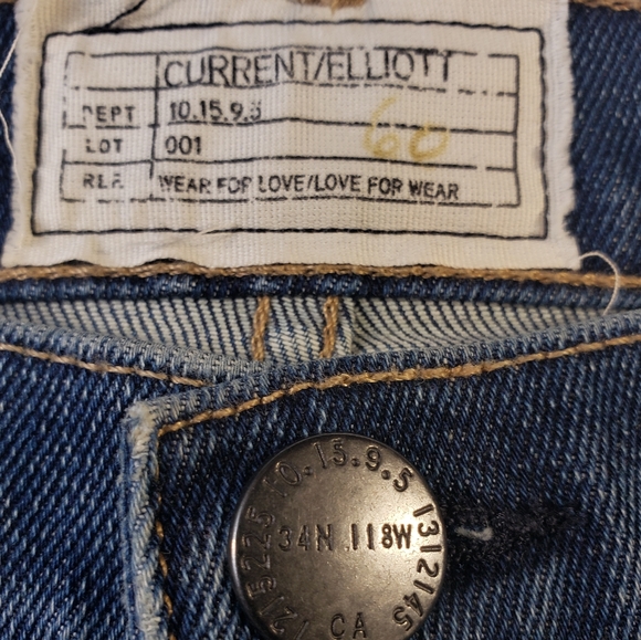 NWOT Women's Current/Elliott Wide Leg Crop Denim - Picture 3 of 6
